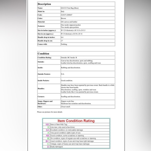 Gucci Beige and Brown Shoulder Bag - Picture 15 of 15